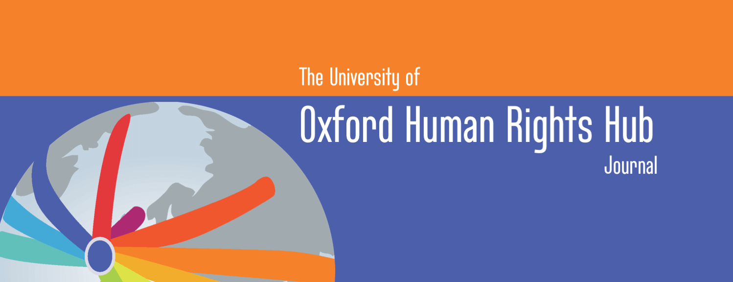 University of Oxford Human Rights Hub Journal UOxHRHJ Banner